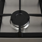 Cooktop à Gás Fischer 5 Bocas Tripla Chama Grade Ferro Fundido Mesa Inox Escovado Bivolt