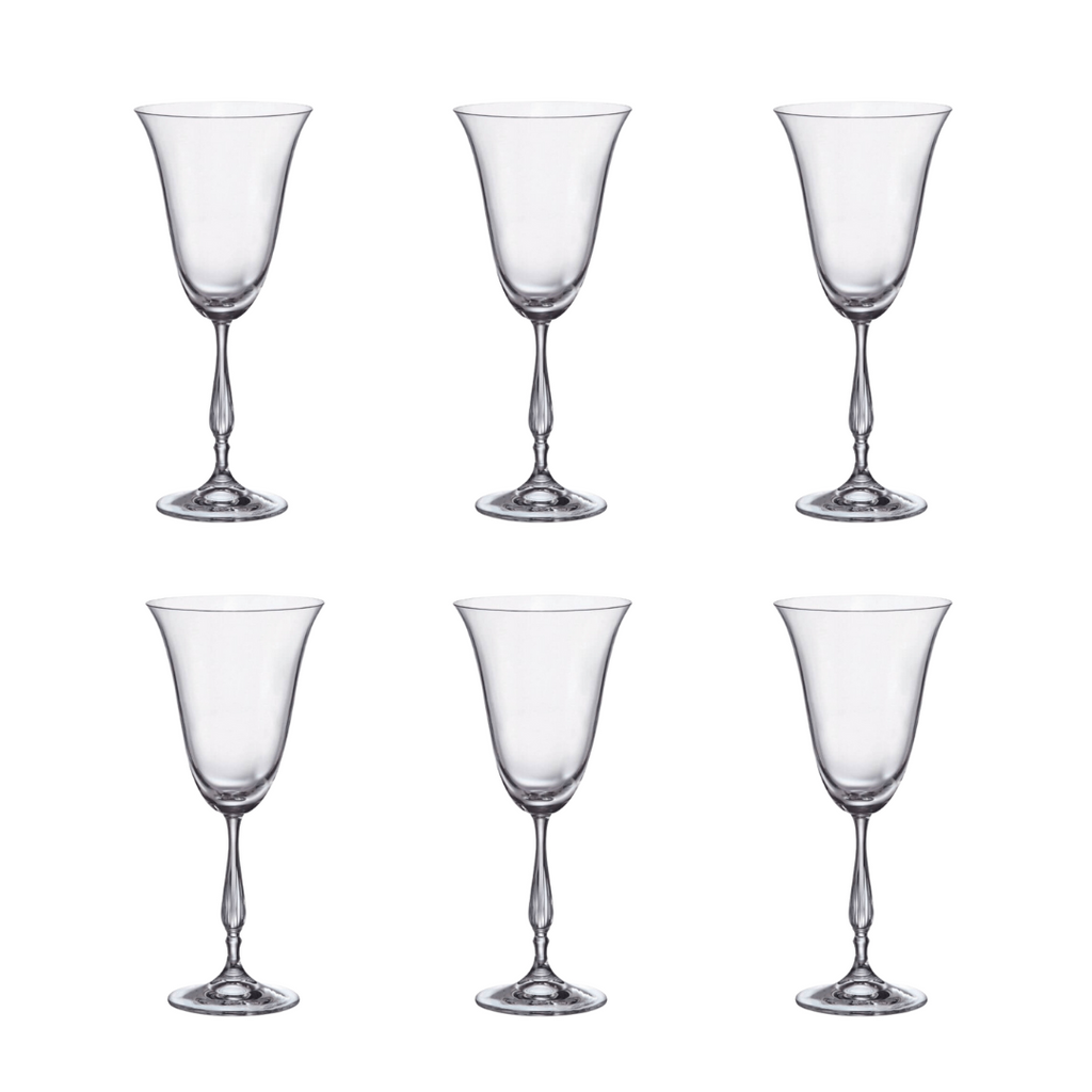 Jogo de 6 Taças para Vinho Tinto Fregata Dayhome 350ml