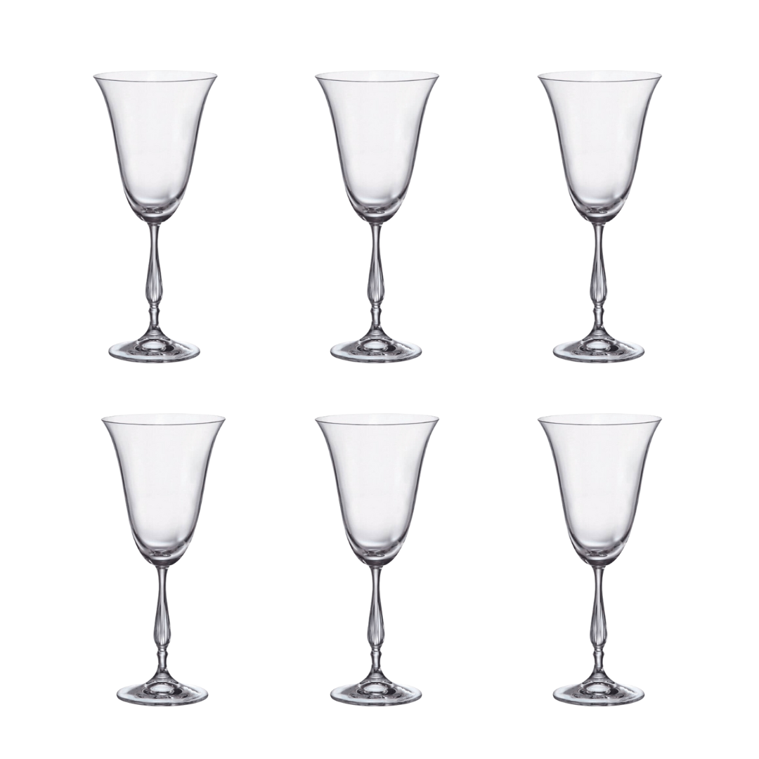 Jogo de 6 Taças para Vinho Tinto Fregata Dayhome 350ml