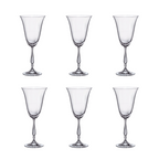 Jogo de 6 Taças para Vinho Tinto Fregata Dayhome 350ml