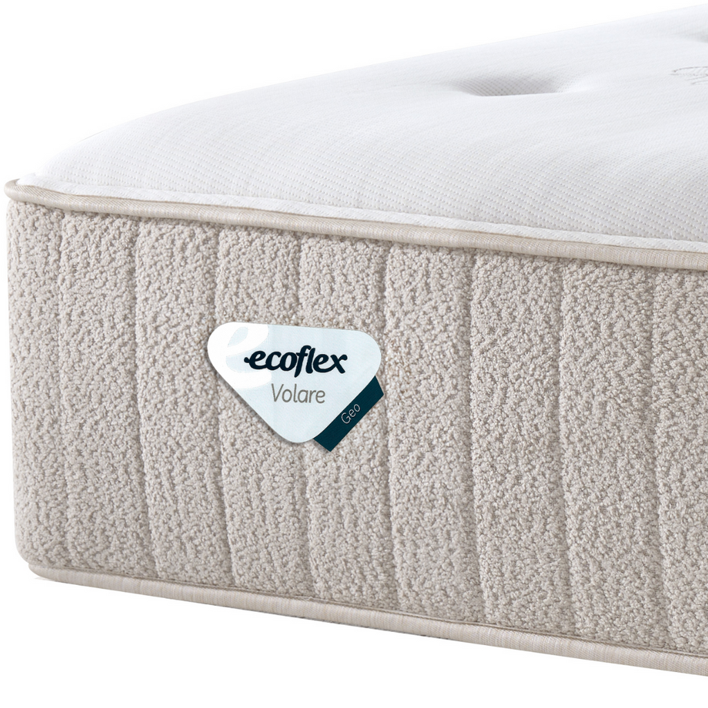Colchão Geo Casal Ecoflex Molas Ensacadas PZ3 138x188x36cm Bege