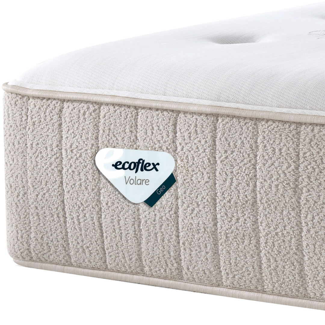 Colchão Geo Casal Ecoflex Molas Ensacadas PZ3 138x188x36cm Bege