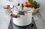 Panela de Pressão Brinox 4,2L Ceramic Life Pressure Indução Vanilla