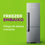 Refrigerador Consul 397L CRE44B Duplex Inverse Evox 220V