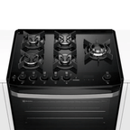 Fogão de Embutir 5 Bocas Electrolux Experience FE5EB com Mesa de Vidro Grill e PerfectCook360 Preto 220V