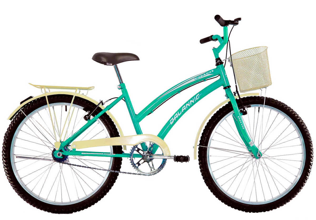 Bicicleta Dalannio Bike Aro 24 Susi Azul Turquesa
