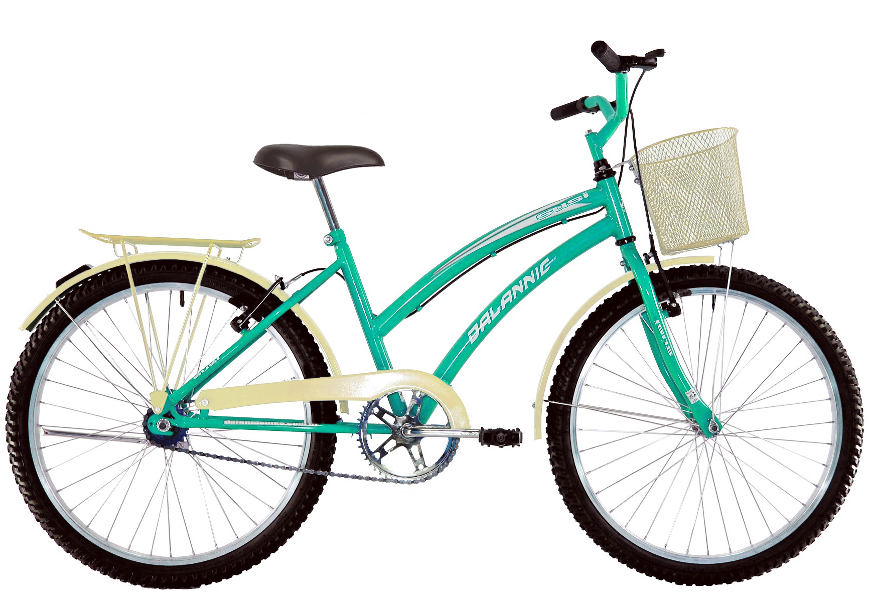 Bicicleta Dalannio Bike Aro 24 Susi Azul Turquesa