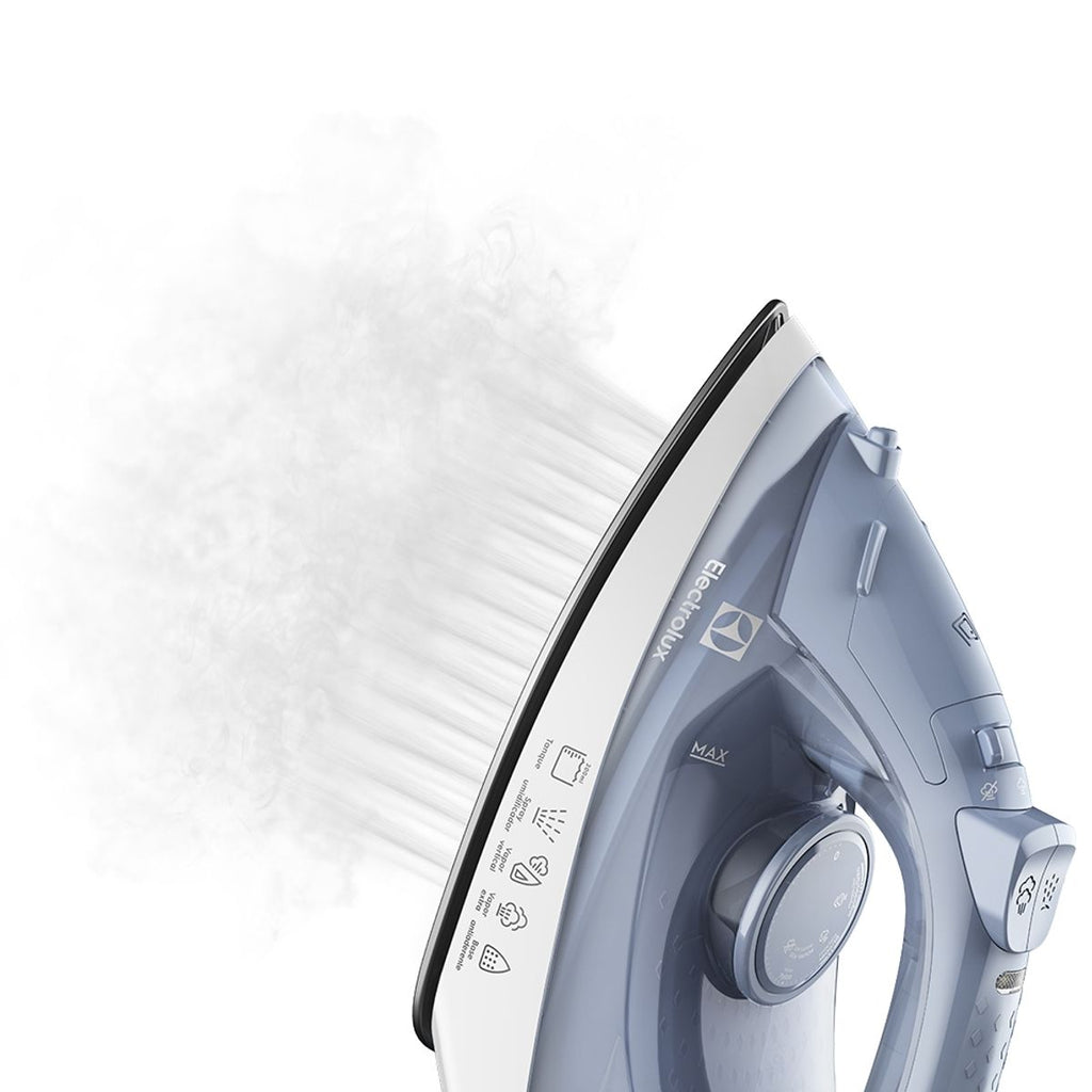 Ferro de Passar a Vapor e Seco Electrolux Efficient ESI10 Base Antiaderente Azul 220V