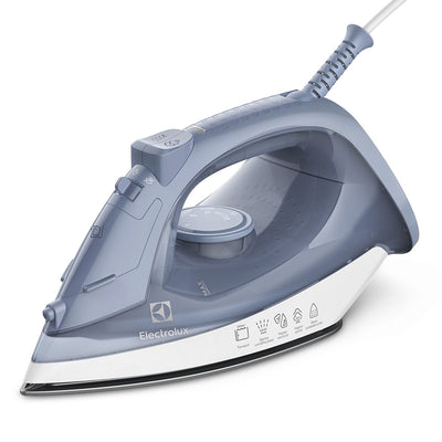 Ferro de Passar a Vapor e Seco Electrolux Efficient ESI10 Base Antiaderente Azul 220V