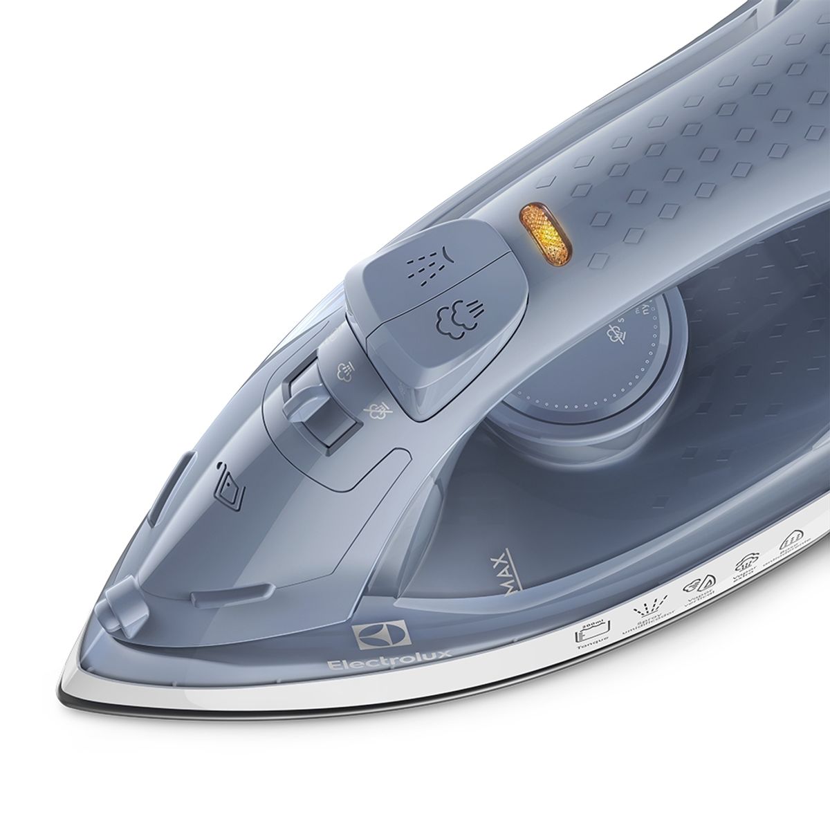Ferro de Passar a Vapor e Seco Electrolux Efficient ESI10 Base Antiaderente Azul 220V