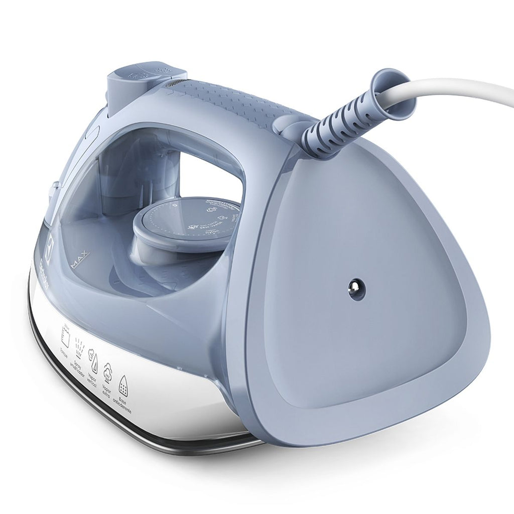 Ferro de Passar a Vapor e Seco Electrolux Efficient ESI10 Base Antiaderente Azul 220V