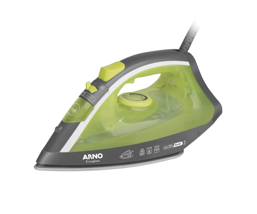 Ferro a Vapor Arno Ecogliss com Spray FEC1 Verde 220V