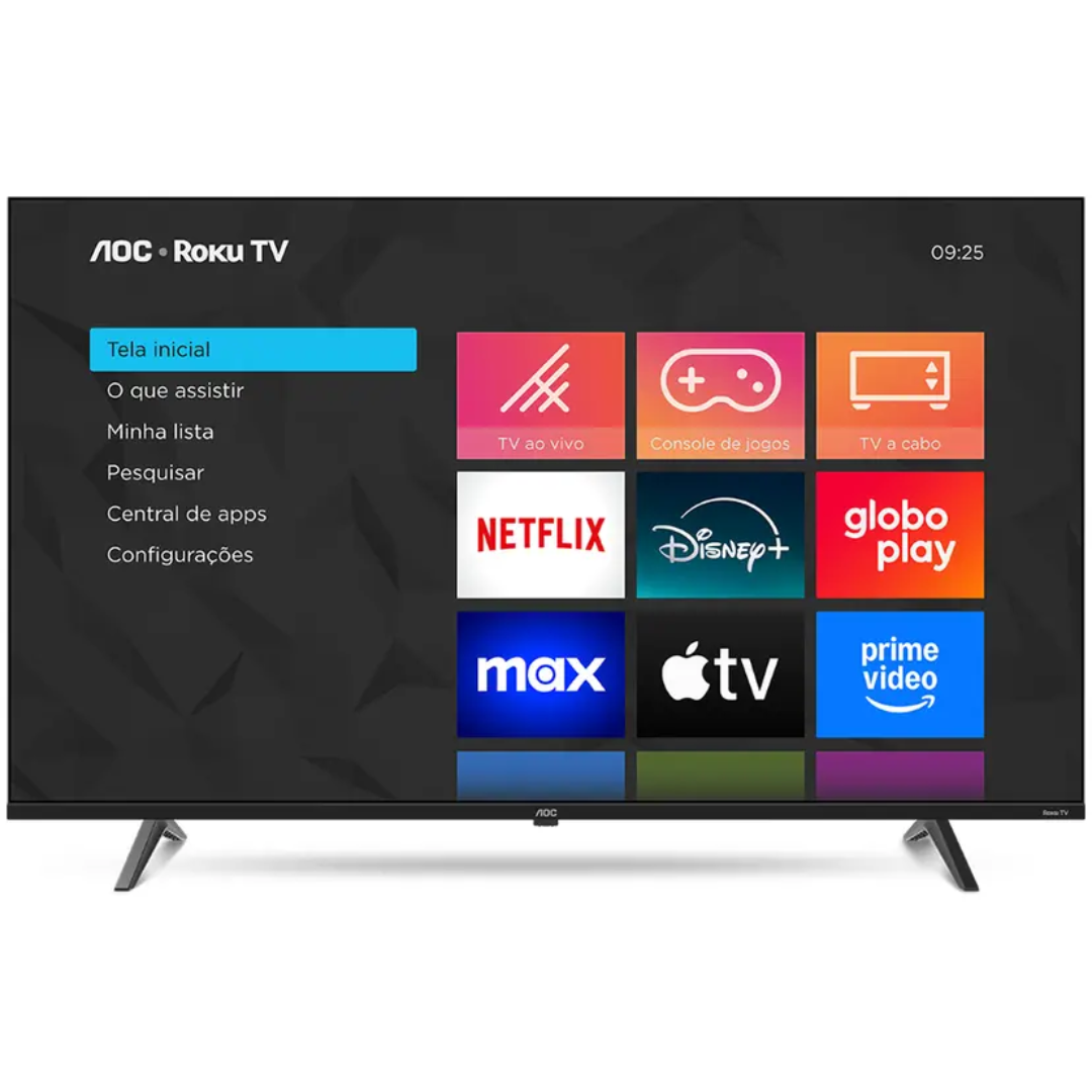 Smart TV DLED 50" 4k AOC 50U7045 Roku TV Bivolt