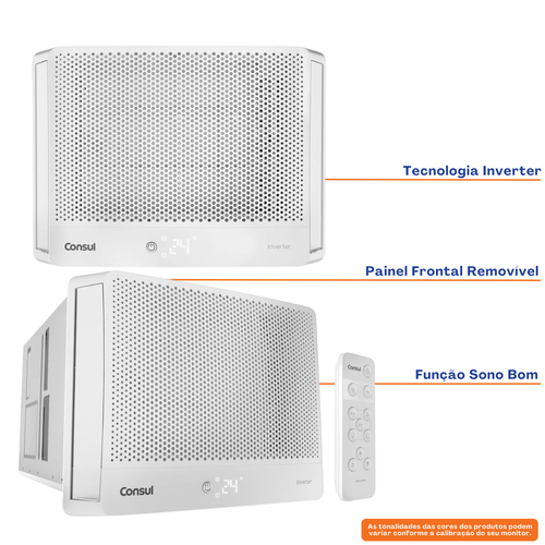 Ar-Condicionado Janela Consul 7000 BTUs CCK07BBX Inverter Frio Bivolt