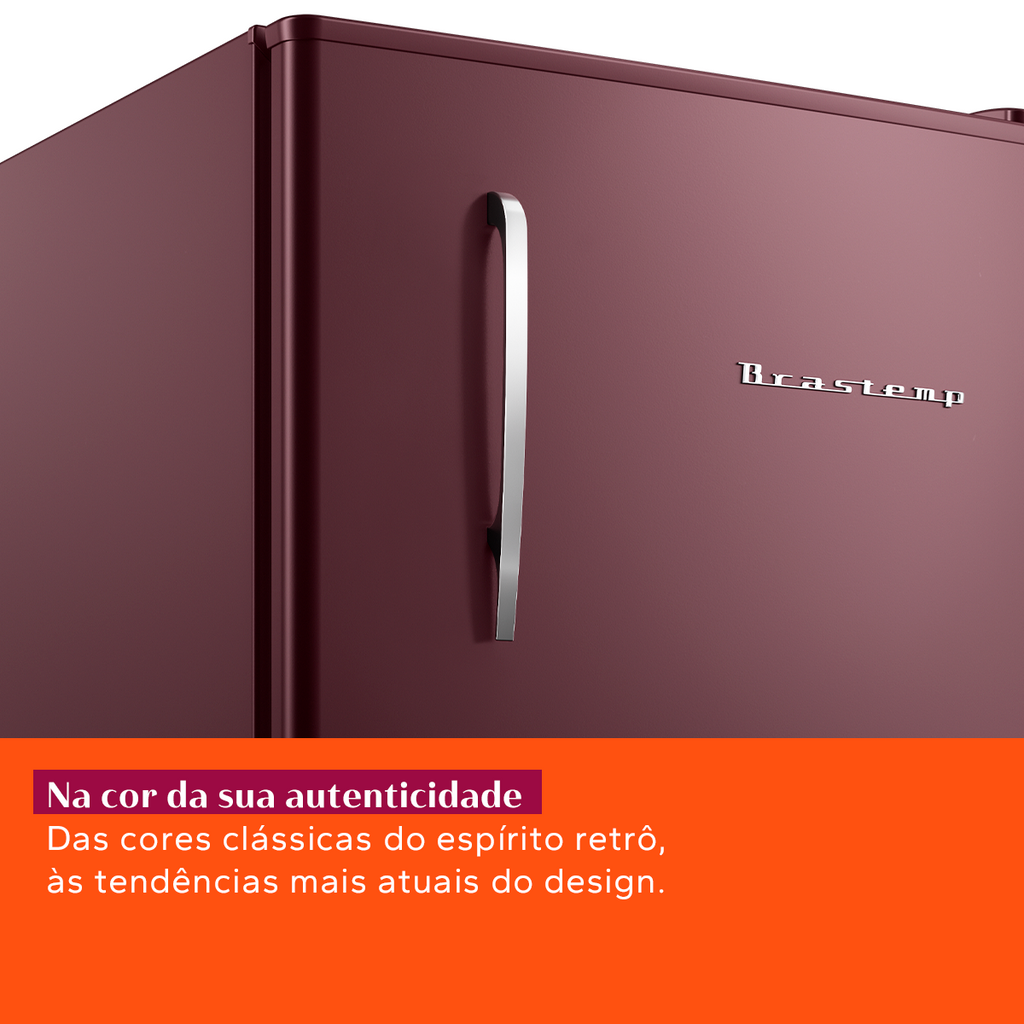 Frigobar Brastemp Retrô 76L BRA08HG Berinjela 220V