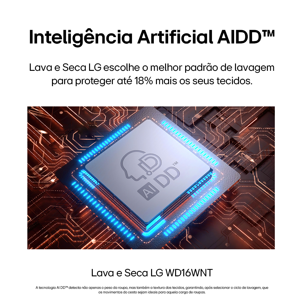 Lava e Seca Smart LG 16KG AI DD Branco 220V