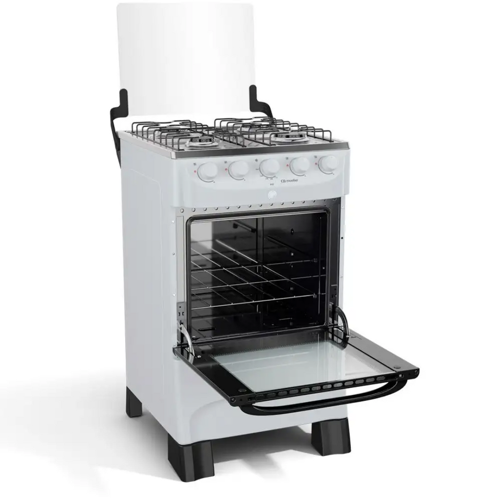 Fogão 4 Bocas Mueller MFI4BB Acendimento Automático Branco Bivolt