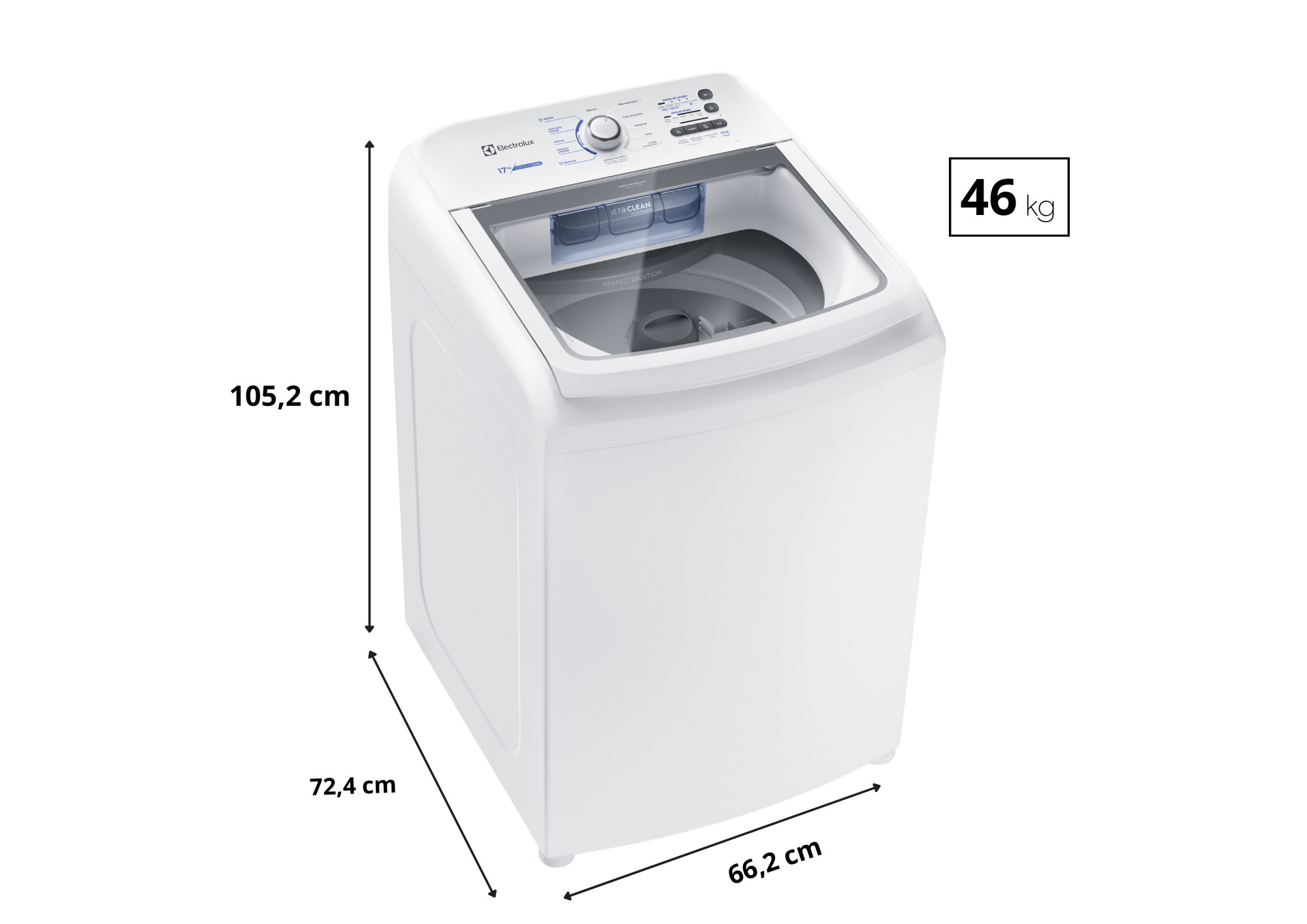 Conjunto Electrolux Lavadora de Roupas 17kg Essential Care LED17 + Secadora Piso e Parede 11kg SVB11 220V