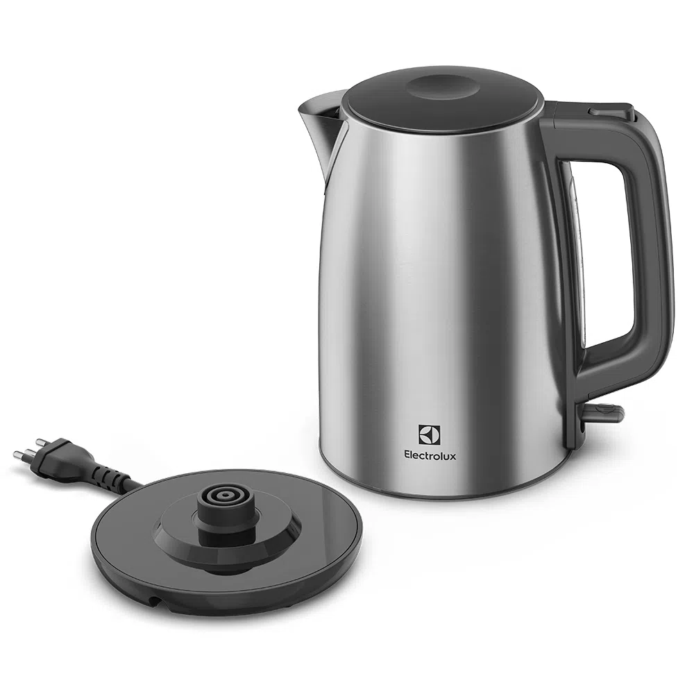 Chaleira Elétrica Experience Electrolux EEK25 1,7L Inox/Preto 220V
