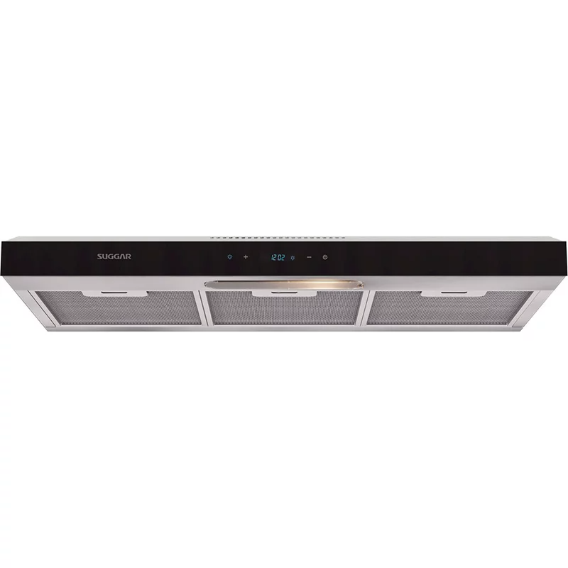 Depurador de Ar Suggar Slim 80cm 3 Velocidades DTH82IX Preto 220V