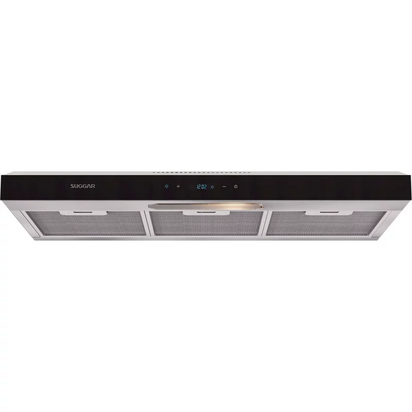 Depurador de Ar Suggar Slim 80cm 3 Velocidades DTH82IX Preto 220V