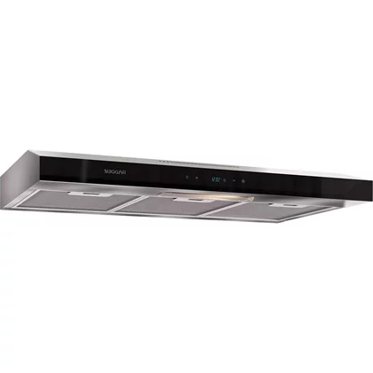 Depurador de Ar Suggar Slim 80cm 3 Velocidades DTH82IX Preto 220V
