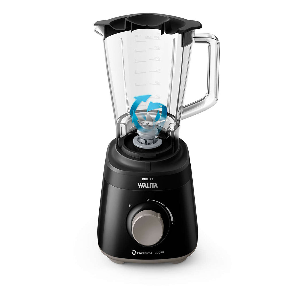 Liquidificador Philips Walita 2L RI2112 Daily com Filtro 600W Preto 220V