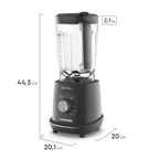 Liquidificador Electrolux 3,2L EBL1500 Efficient TriForce 15 velocidades 1500W Cinza 220V
