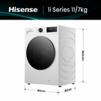 Lava e Seca Hisense 11KG Infinite Series Compacta Fit Inverter 220V