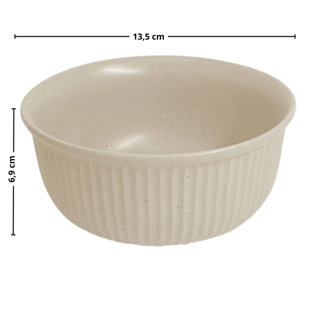 Bowl em Cerâmica Wellig Full-Fit 500ml Off White