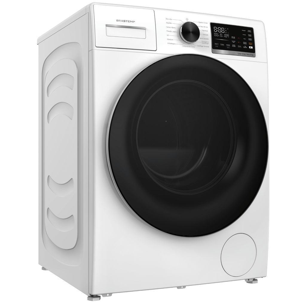 Lava e Seca Brastemp 14kg B= Smart BNO14AB Inverter  Branco 220V