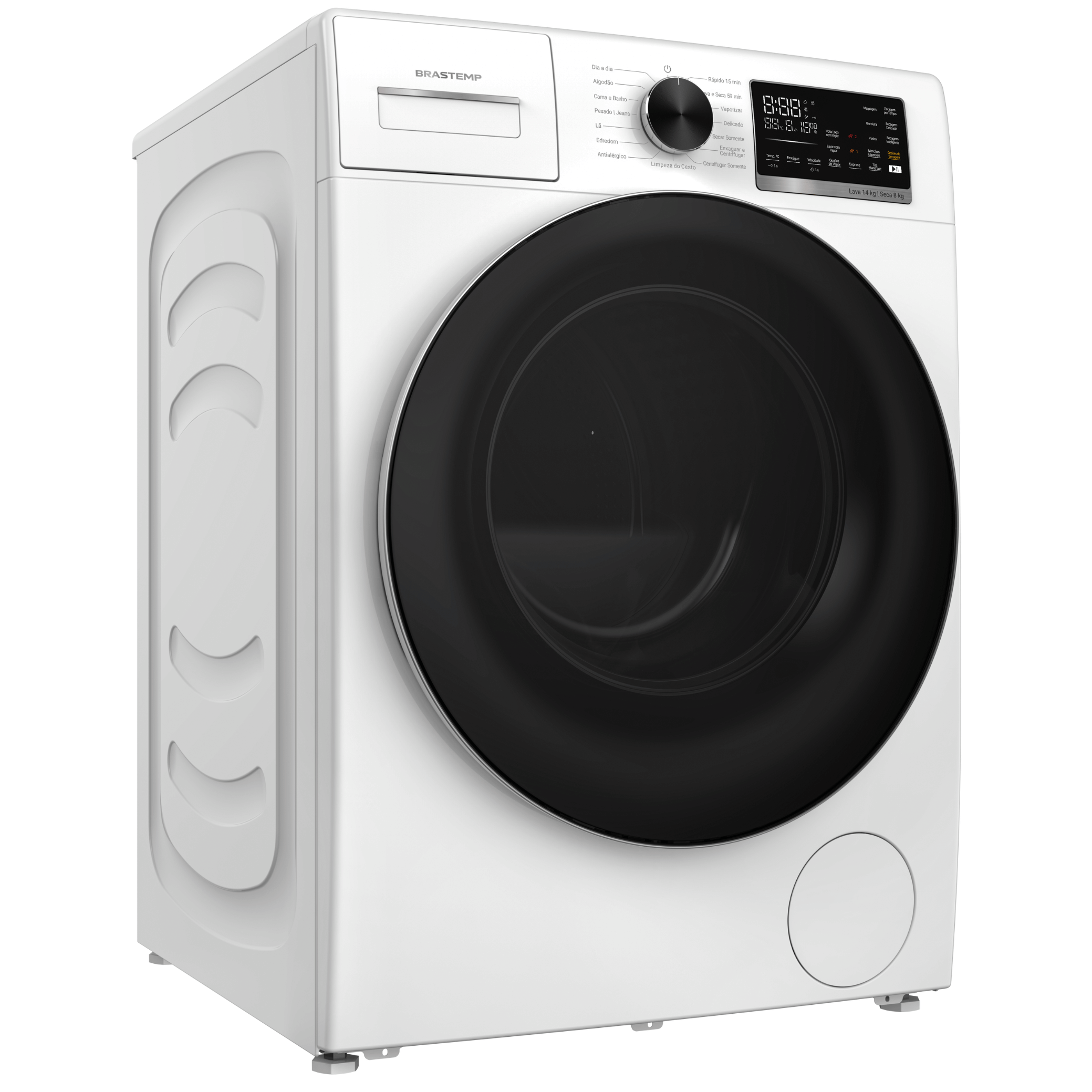 Lava e Seca Brastemp 14kg B= Smart BNO14AB Inverter  Branco 220V