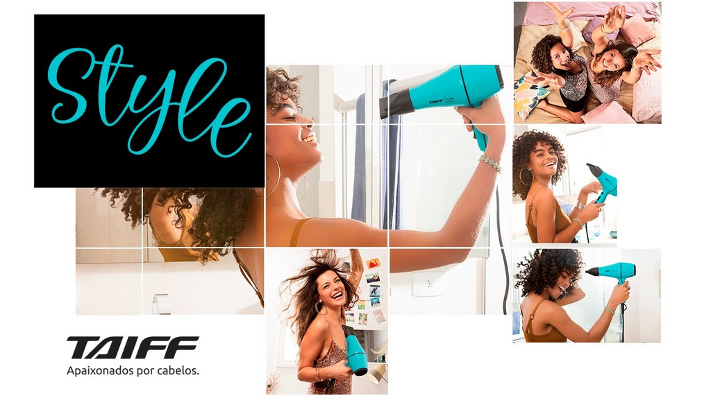 Secador de Cabelo Taiff Style 2000W Azul Tiffany 220V