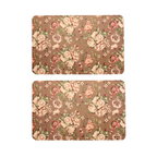 Jogo Americano Etilux  2 Peças  43x28cm  Flores