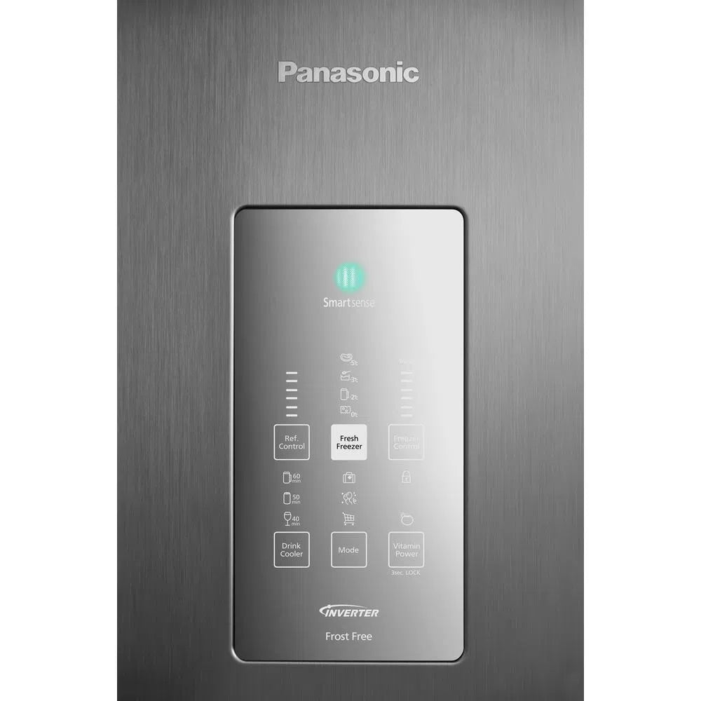 Refrigerador Panasonic 480L Inverter Duplex Inverse Aço Escovado 220V