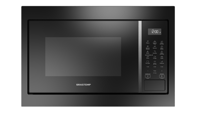 Micro-ondas de Embutir Brastemp 32L Receitas Pré-programada Preto 220V