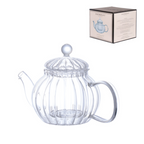 Chaleira de Vidro Borossilicato Etilux Lotus com Infusor 300ml
