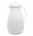 Garrafa Térmica de Plástico Lyor  New Bambu 1L Branca
