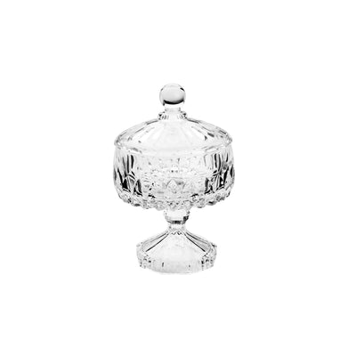Potiche Decorativo c/ Pé Rojemac 14cm