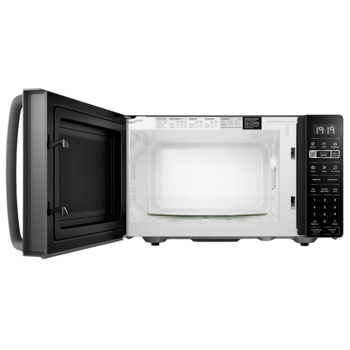 Micro-ondas Electrolux 29L Efficient ME29S Função Descongelamento Assistido Cinza Espelhado 220V
