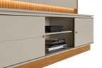 Home Guararapes Linea para TV 75'' com Led Nature e Off White