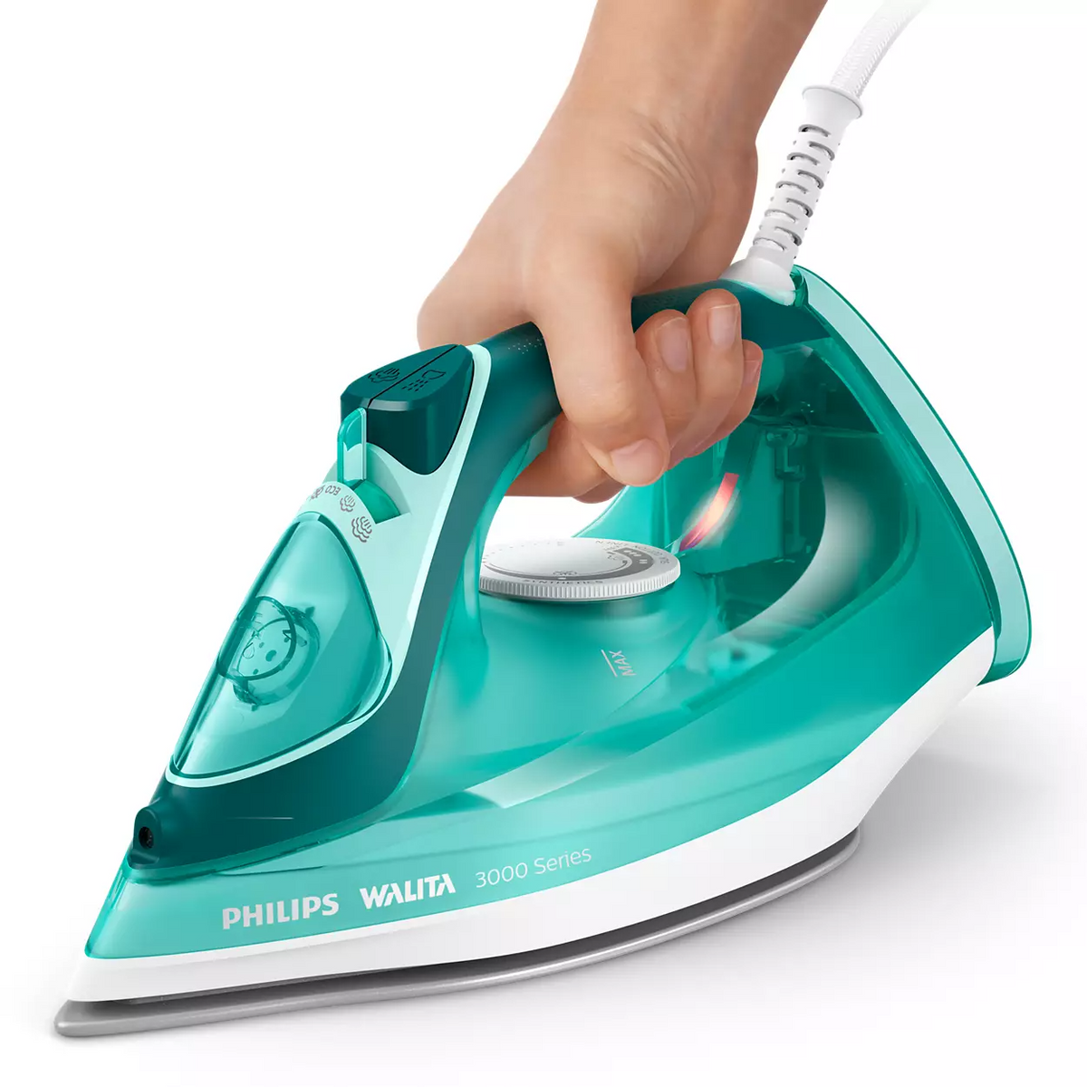 Ferro a Vapor Philips Walita Série 3000 Plus Base de Cerâmica DST3030 2000W Verde 220V