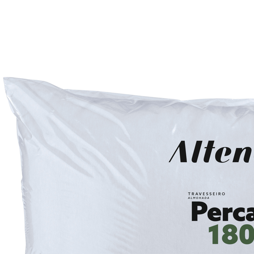 Travesseiro Altenburg 50x70cm 180 fios 100 anos Branco