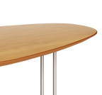 Mesa de Centro Orgânica Side Imcal 90x56 Pé em Metal Nature