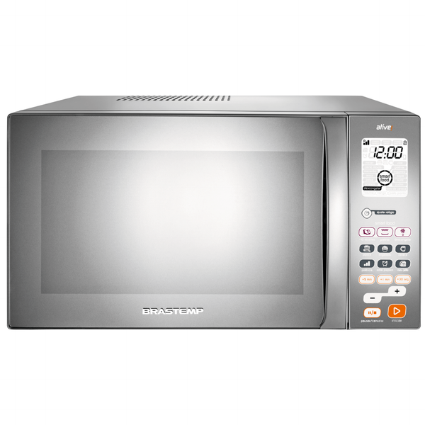 Micro-ondas Brastemp 38L com Grill Inox Espelhado 220V