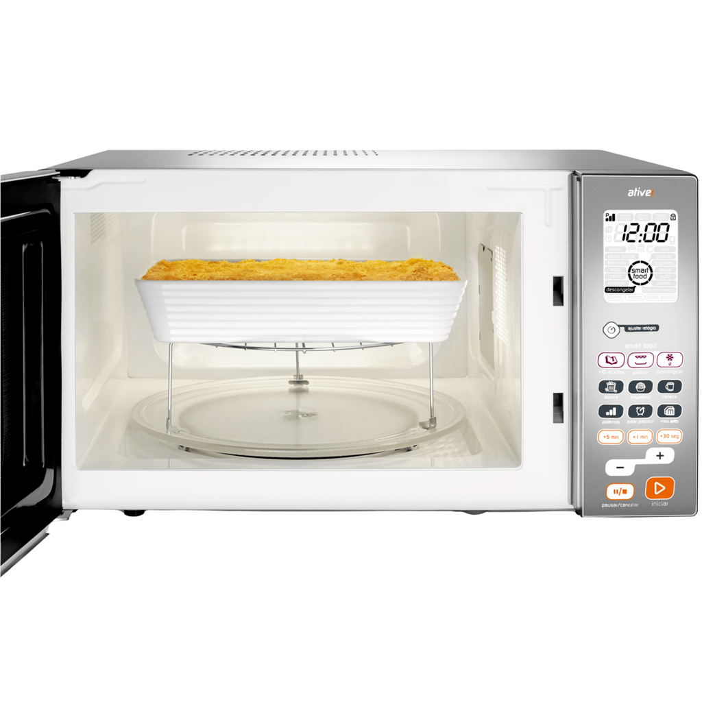 Micro-ondas Brastemp 38L com Grill Inox Espelhado 220V