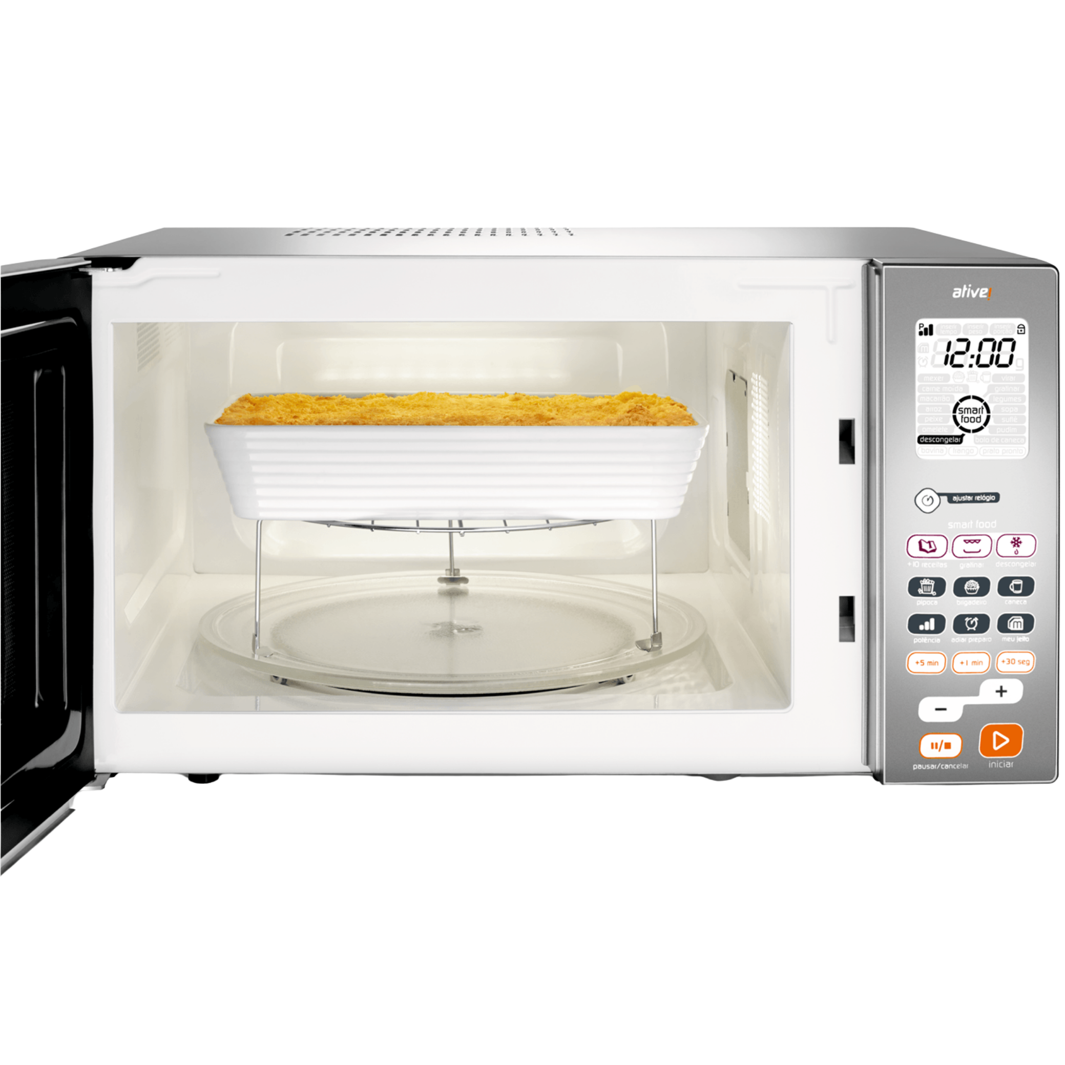 Micro-ondas Brastemp 38L com Grill Inox Espelhado 220V