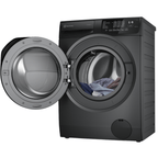 Lavadora de Roupas Electrolux 12KG LFC12 Lavagem Inteligente Inverter com Água Quente Cinza Ônix 220V
