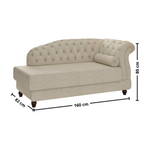 Recamier Vega Perfan 160cm Direto Bege