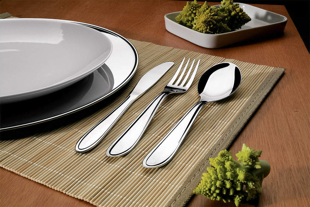 Faqueiro Lyon Brinox em Aço Inoxidável 24 Peças Inox